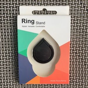 ⚜️Black Tear Drop Ring Phone Stand!